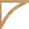 Ekena Millwork Thorton Block Rough Sawn Outlooker, Western Red Cedar, 6"W x 48"D x 48"H OUT06X48X48THR05RWR - alternate 2